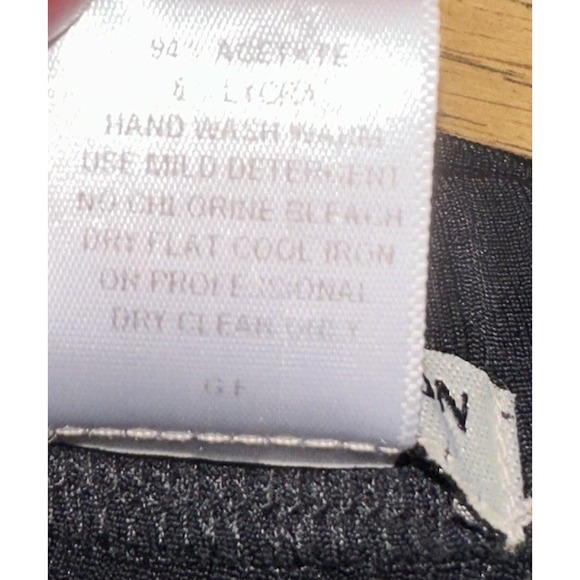 Vintage Ve Ve‎ Collection By Vikki Vi Black Slinky Midi Stretch Skirt Women's 3X - Picture 5 of 5